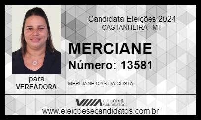 Candidato MERCIANE 2024 - CASTANHEIRA - Eleições