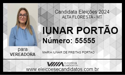 Candidato IUNAR PORTÃO 2024 - ALTA FLORESTA - Eleições