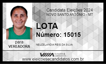 Candidato LOTA 2024 - NOVO SANTO ANTÔNIO - Eleições