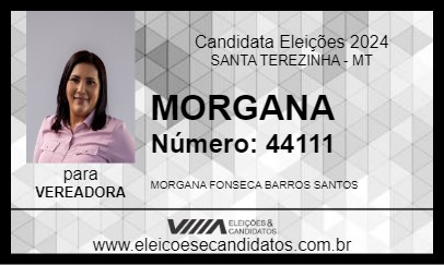 Candidato MORGANA 2024 - SANTA TEREZINHA - Eleições