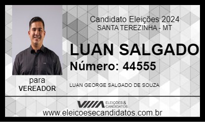 Candidato LUAN SALGADO 2024 - SANTA TEREZINHA - Eleições