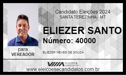 Candidato ELIEZER  SANTO  2024 - SANTA TEREZINHA - Eleições