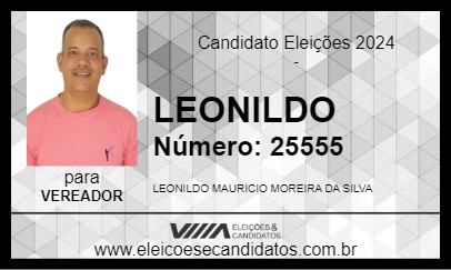 Candidato LEONILDO 2024 - NOVA OLÍMPIA - Eleições