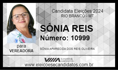 Candidato SÔNIA REIS 2024 - RIO BRANCO - Eleições