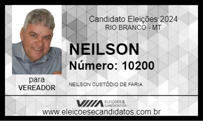 Candidato NEILSON 2024 - RIO BRANCO - Eleições