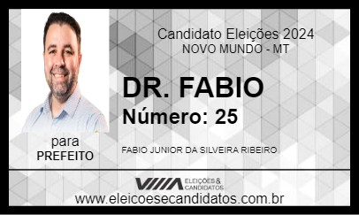 Candidato DR. FABIO 2024 - NOVO MUNDO - Eleições