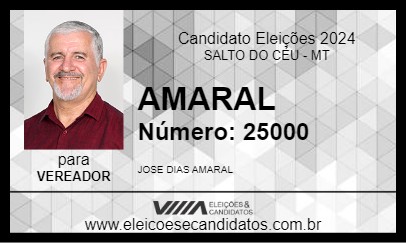 Candidato AMARAL 2024 - SALTO DO CÉU - Eleições