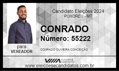 Candidato CONRADO 2024 - POXORÉU - Eleições