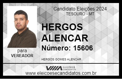 Candidato HERGOS ALENCAR 2024 - TESOURO - Eleições