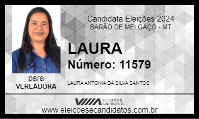 Candidato LAURA 2024 - BARÃO DE MELGAÇO - Eleições