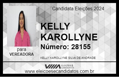 Candidato KELLY KAROLLYNE 2024 - CONFRESA - Eleições