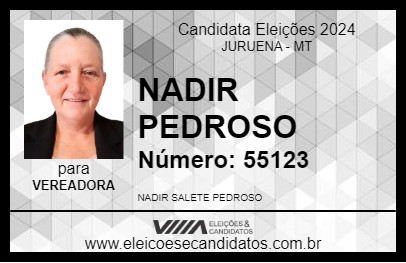 Candidato NADIR PEDROSO 2024 - JURUENA - Eleições