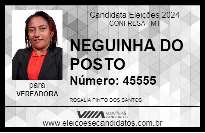 Candidato NEGUINHA DO POSTO 2024 - CONFRESA - Eleições