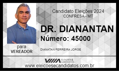 Candidato DR. DIANANTAN 2024 - CONFRESA - Eleições