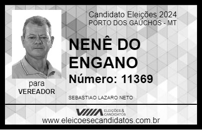 Candidato NENÊ DO ENGANO 2024 - PORTO DOS GAÚCHOS - Eleições