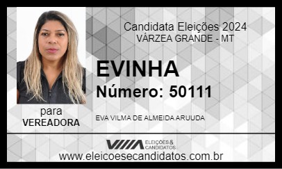 Candidato EVINHA 2024 - VÁRZEA GRANDE - Eleições