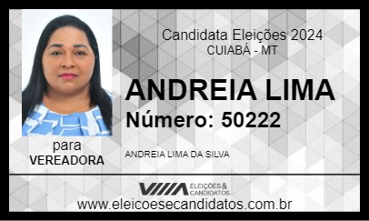 Candidato ANDREIA LIMA 2024 - CUIABÁ - Eleições