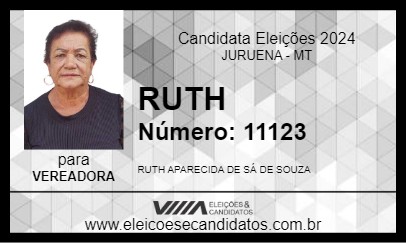 Candidato RUTH 2024 - JURUENA - Eleições