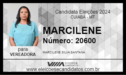 Candidato MARCILENE 2024 - CUIABÁ - Eleições