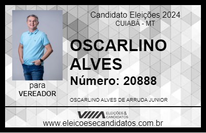 Candidato OSCARLINO ALVES 2024 - CUIABÁ - Eleições