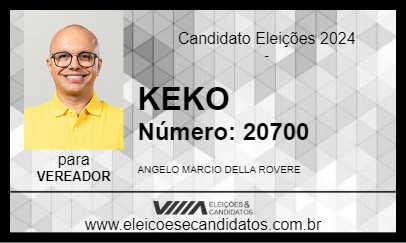 Candidato KEKO 2024 - CUIABÁ - Eleições