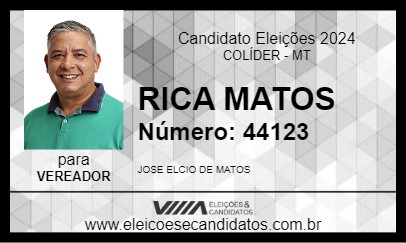 Candidato RICA MATOS 2024 - COLÍDER - Eleições