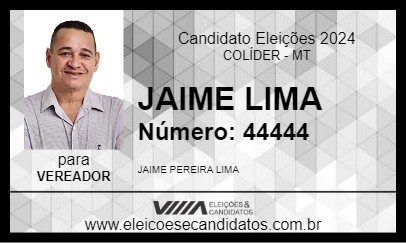 Candidato JAIME LIMA 2024 - COLÍDER - Eleições