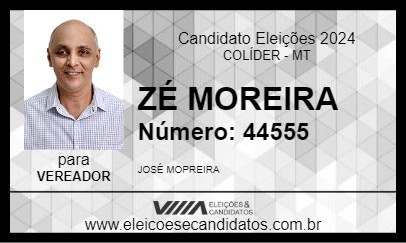 Candidato ZÉ MOREIRA 2024 - COLÍDER - Eleições