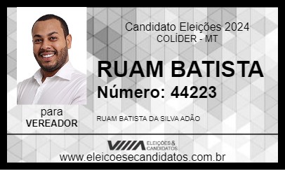 Candidato RUAM BATISTA 2024 - COLÍDER - Eleições