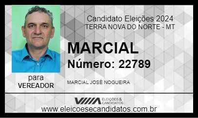 Candidato MARCIAL 2024 - TERRA NOVA DO NORTE - Eleições