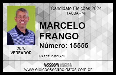 Candidato MARCELO FRANGO 2024 - ITAÚBA - Eleições