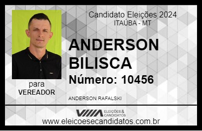 Candidato ANDERSON BILISCA 2024 - ITAÚBA - Eleições