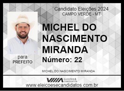 Candidato MANO VÉIO 2024 - CAMPO VERDE - Eleições