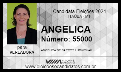 Candidato ANGELICA 2024 - ITAÚBA - Eleições