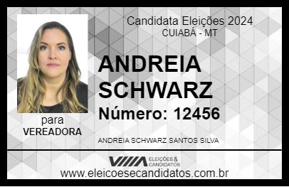 Candidato ANDREIA SCHWARZ 2024 - CUIABÁ - Eleições