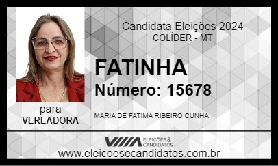 Candidato FATINHA 2024 - COLÍDER - Eleições