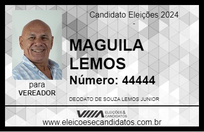 Candidato MAGUILA LEMOS 2024 - SORRISO - Eleições