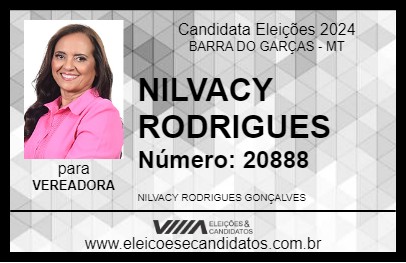 Candidato NILVACY RODRIGUES 2024 - BARRA DO GARÇAS - Eleições