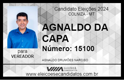 Candidato AGNALDO  DA CAPA 2024 - COLNIZA - Eleições