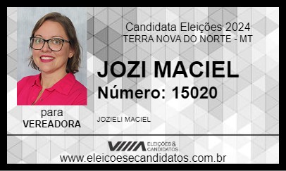 Candidato JOZI MACIEL 2024 - TERRA NOVA DO NORTE - Eleições