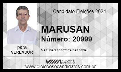 Candidato MARUSAN 2024 - TAPURAH - Eleições