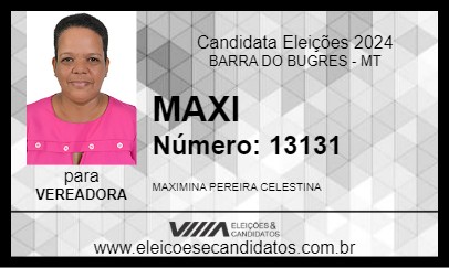 Candidato MAXI 2024 - BARRA DO BUGRES - Eleições