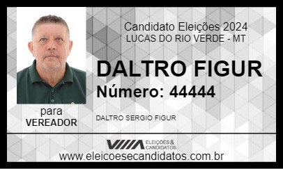 Candidato DALTRO FIGUR 2024 - LUCAS DO RIO VERDE - Eleições