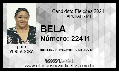 Candidato BELA 2024 - TAPURAH - Eleições