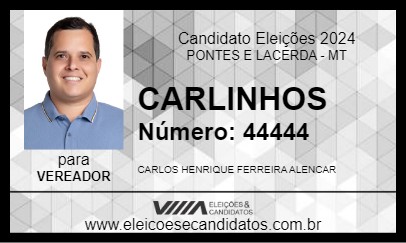 Candidato CARLINHOS 2024 - PONTES E LACERDA - Eleições