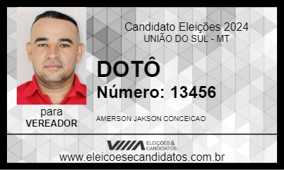 Candidato DOTÔ 2024 - UNIÃO DO SUL - Eleições