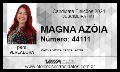 Candidato MAGNA AZÓIA 2024 - JUSCIMEIRA - Eleições