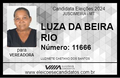 Candidato LUZA DA BEIRA RIO 2024 - JUSCIMEIRA - Eleições