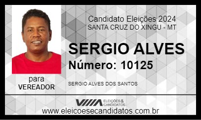 Candidato SERGIO ALVES 2024 - SANTA CRUZ DO XINGU - Eleições