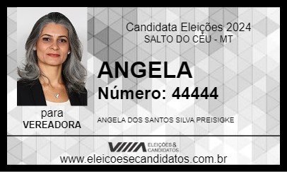 Candidato ANGELA 2024 - SALTO DO CÉU - Eleições